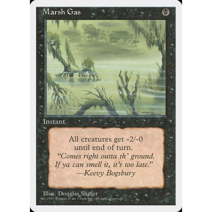 Magic: The Gathering Marsh Gas (146) Lightly Played