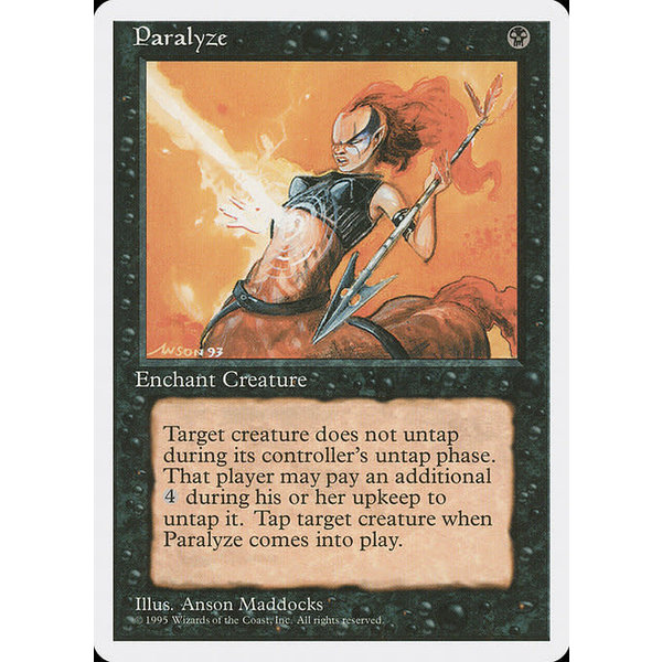 Magic: The Gathering Paralyze (151) Lightly Played