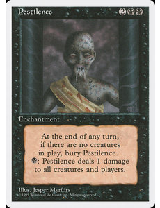Magic: The Gathering Pestilence (152) Lightly Played