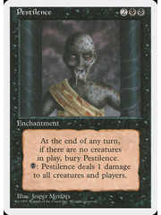 Magic: The Gathering Pestilence (152) Moderately Played