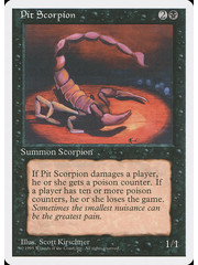 Magic: The Gathering Pit Scorpion (153) Lightly Played