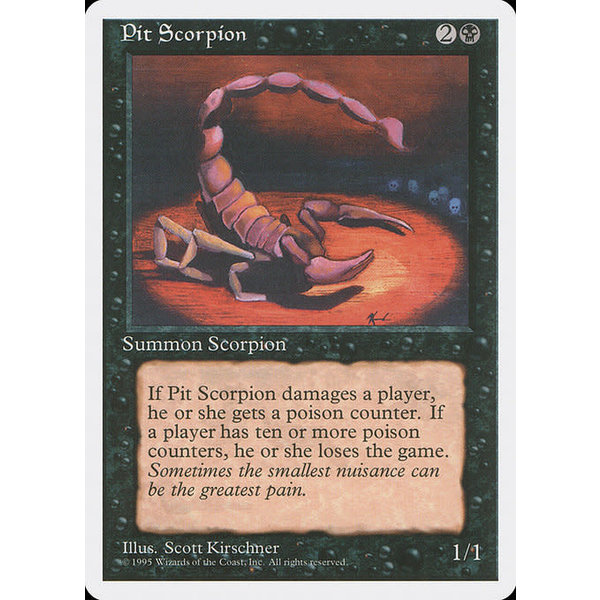 Magic: The Gathering Pit Scorpion (153) Lightly Played