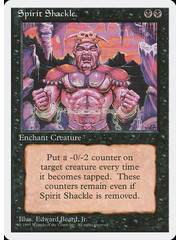 Magic: The Gathering Spirit Shackle (163) Lightly Played