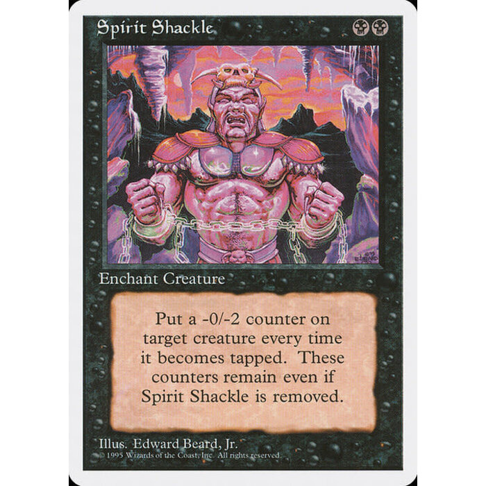 Magic: The Gathering Spirit Shackle (163) Lightly Played