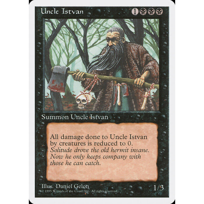 Magic: The Gathering Uncle Istvan (165) Lightly Played