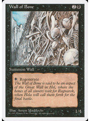 Magic: The Gathering Wall of Bone (168) Lightly Played
