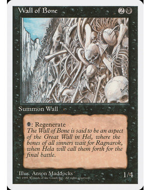 Magic: The Gathering Wall of Bone (168) Lightly Played