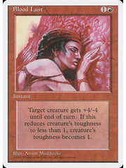 Magic: The Gathering Blood Lust (178) Lightly Played