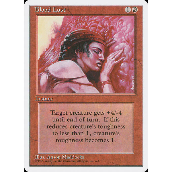 Magic: The Gathering Blood Lust (178) Lightly Played