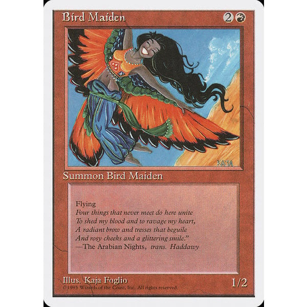 Magic: The Gathering Bird Maiden (177) Lightly Played