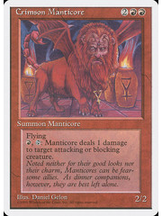 Magic: The Gathering Crimson Manticore (183) Lightly Played