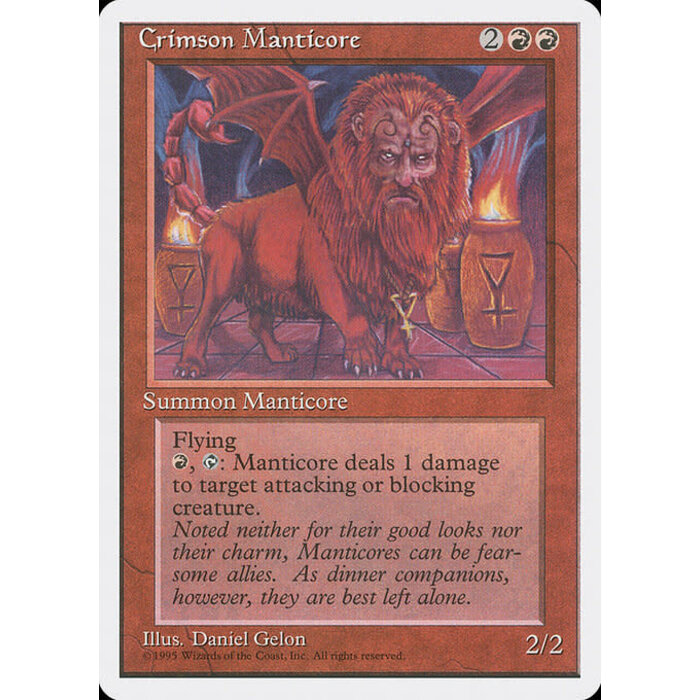 Magic: The Gathering Crimson Manticore (183) Lightly Played
