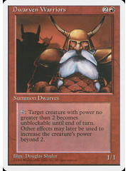 Magic: The Gathering Dwarven Warriors (187) Lightly Played