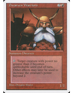 Magic: The Gathering Dwarven Warriors (187) Lightly Played