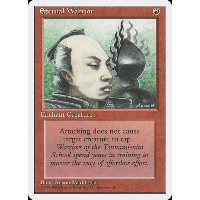 Magic: The Gathering Eternal Warrior (190) Lightly Played