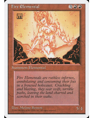 Magic: The Gathering Fire Elemental (191) Lightly Played