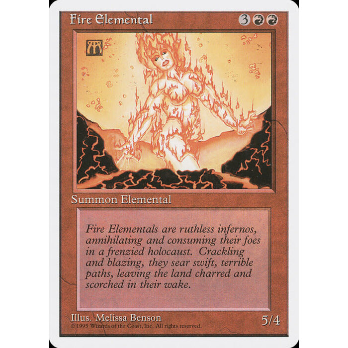 Magic: The Gathering Fire Elemental (191) Lightly Played