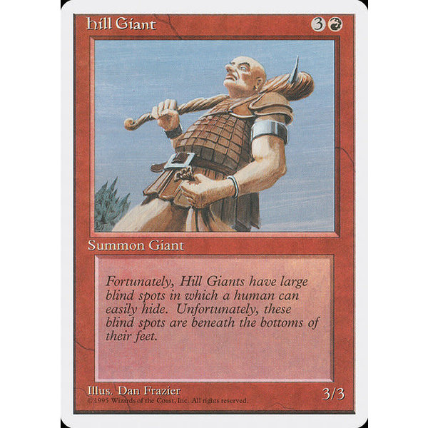 Magic: The Gathering Hill Giant (201) Lightly Played