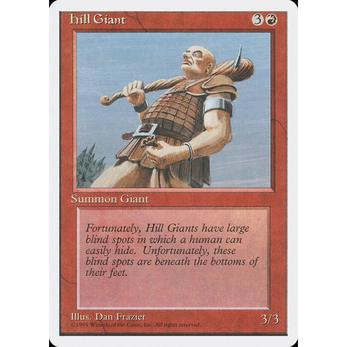 Magic: The Gathering Hill Giant (201) Lightly Played