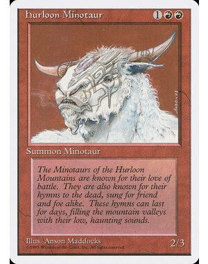 Magic: The Gathering Hurloon Minotaur (202) Moderately Played