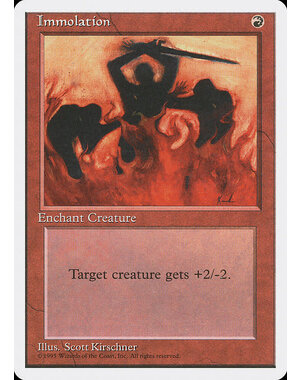Magic: The Gathering Immolation (204) Lightly Played