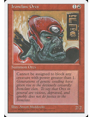 Magic: The Gathering Ironclaw Orcs (206) Lightly Played