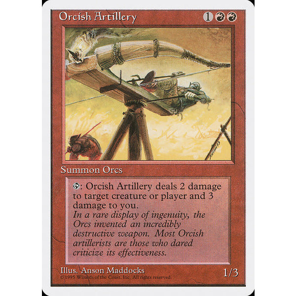 Magic: The Gathering Orcish Artillery (214) Lightly Played