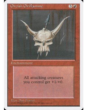 Magic: The Gathering Orcish Oriflamme (215) Lightly Played