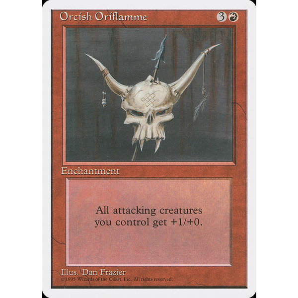 Magic: The Gathering Orcish Oriflamme (215) Lightly Played