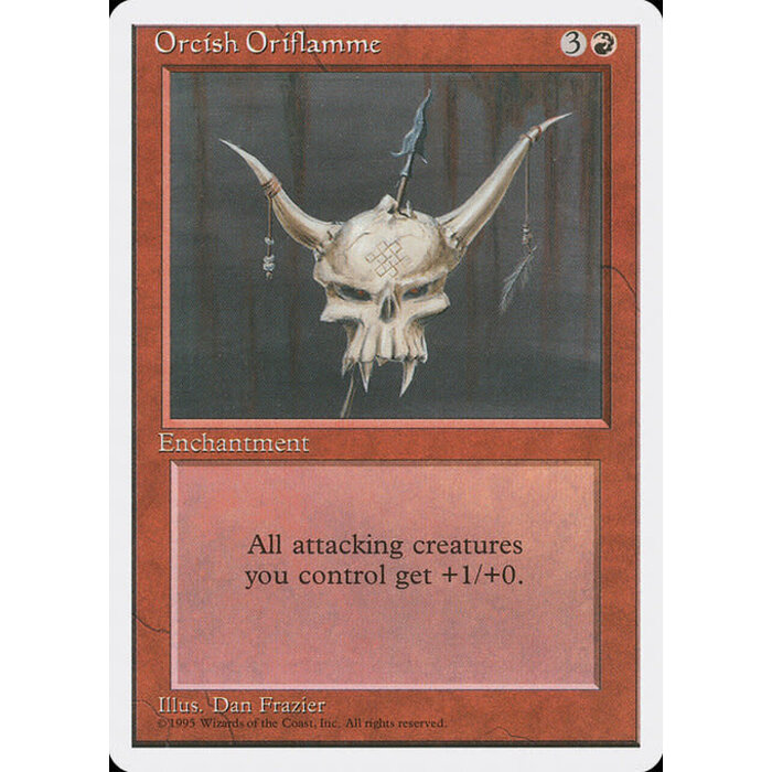 Magic: The Gathering Orcish Oriflamme (215) Lightly Played