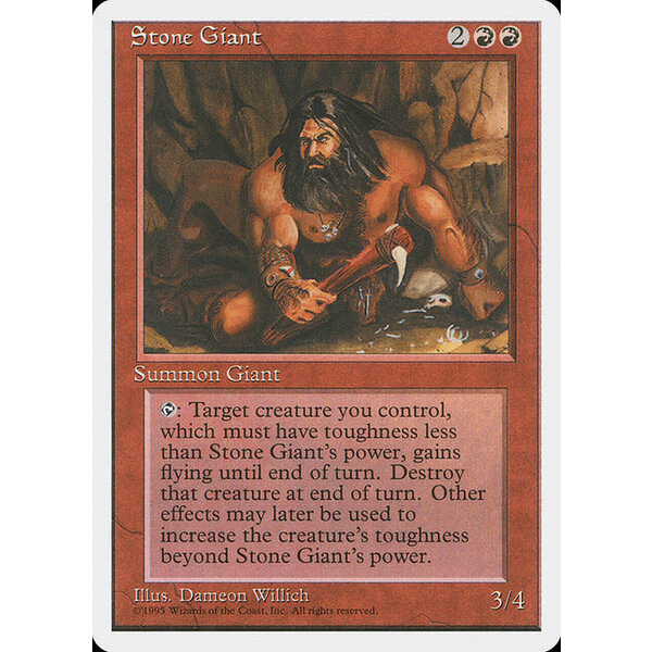 Magic: The Gathering Stone Giant (223) Lightly Played