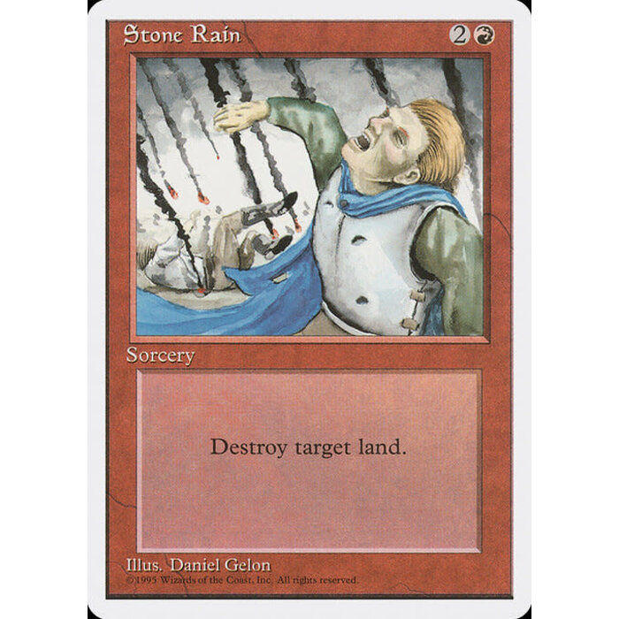 Magic: The Gathering Stone Rain (224) Lightly Played