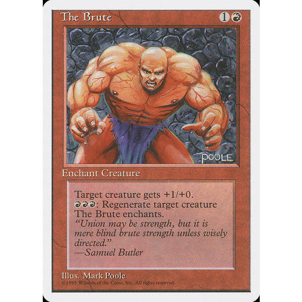 Magic: The Gathering The Brute (226) Lightly Played