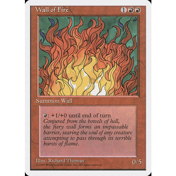 Magic: The Gathering Wall of Fire (230) Lightly Played