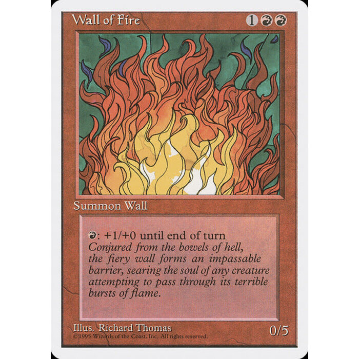 Magic: The Gathering Wall of Fire (230) Lightly Played