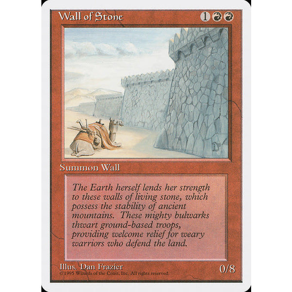 Magic: The Gathering Wall of Stone (231) Lightly Played