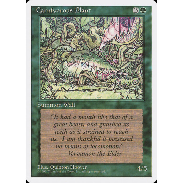 Magic: The Gathering Carnivorous Plant (235) Lightly Played