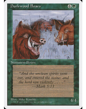 Magic: The Gathering Durkwood Boars (241) Lightly Played