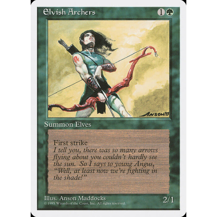 Magic: The Gathering Elvish Archers (243) Lightly Played