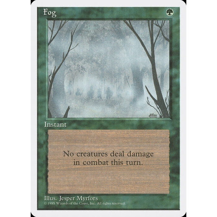 Magic: The Gathering Fog (244) Moderately Played