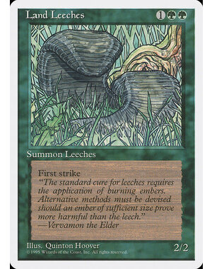 Magic: The Gathering Land Leeches (255) Lightly Played