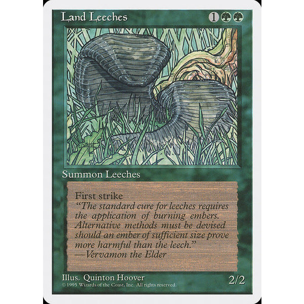 Magic: The Gathering Land Leeches (255) Lightly Played