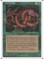 Magic: The Gathering Marsh Viper (263) Lightly Played
