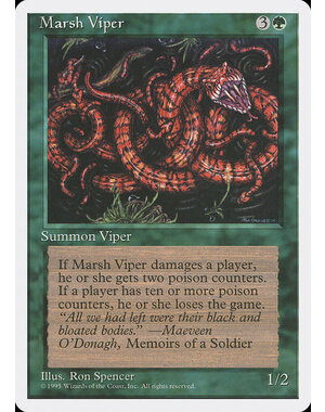 Magic: The Gathering Marsh Viper (263) Lightly Played