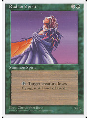 Magic: The Gathering Radjan Spirit (266) Lightly Played
