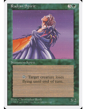Magic: The Gathering Radjan Spirit (266) Lightly Played