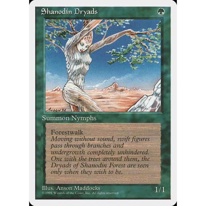 Magic: The Gathering Shanodin Dryads (271) Lightly Played