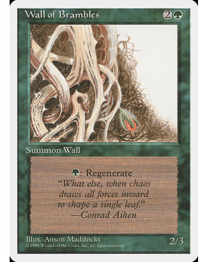 Magic: The Gathering Wall of Brambles (282) Lightly Played