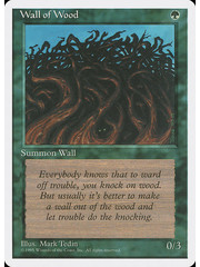 Magic: The Gathering Wall of Wood (284) Lightly Played