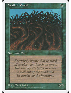 Magic: The Gathering Wall of Wood (284) Lightly Played